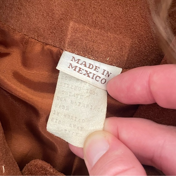 Vintage Suede Trench Coat - Picture 8 of 9